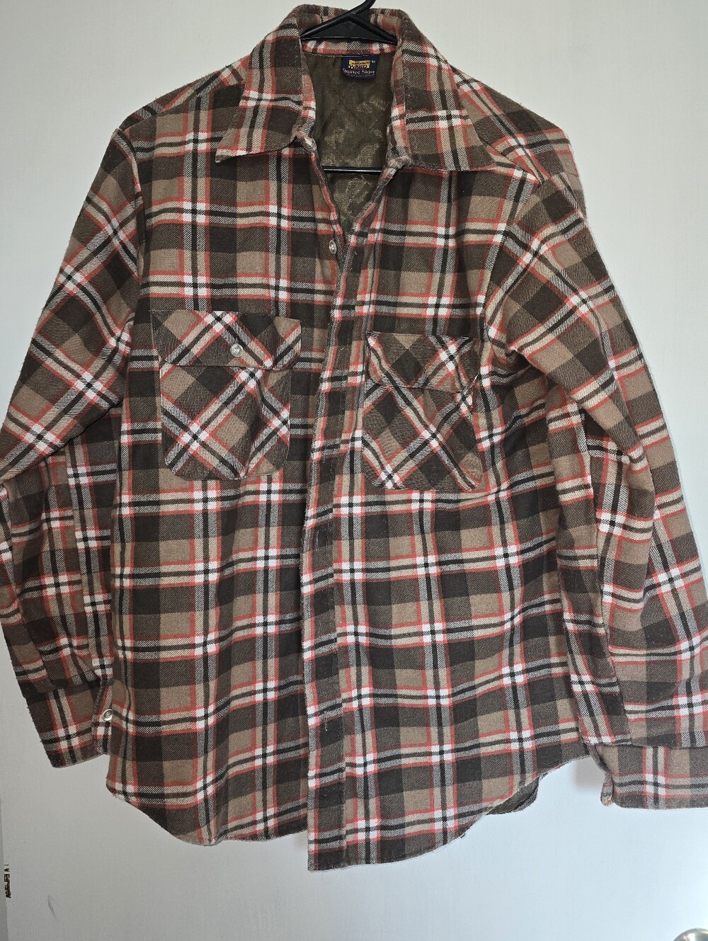 Quilted Flannel Shirt with Chest Pockets